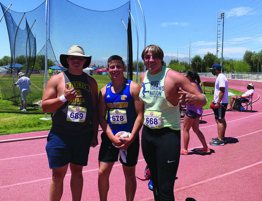 Michael (Center) pictured with fellow elite athletes at the West Coast AAU Junior Olympics. Photo courtesy of Mike Jitjaeng.